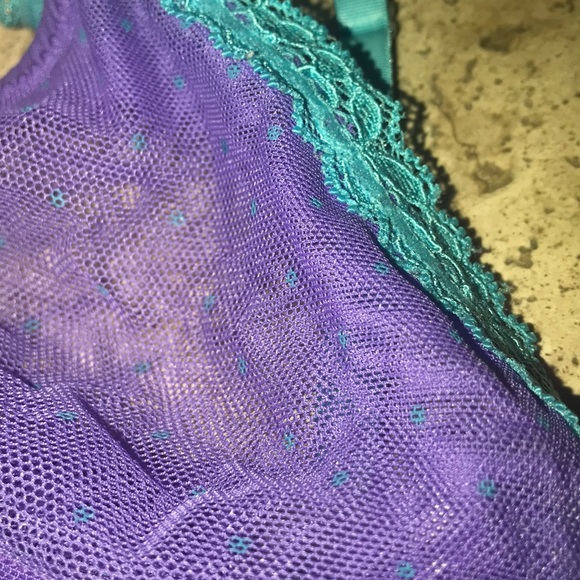 Purple sheer bralette - Picture 2 of 4
